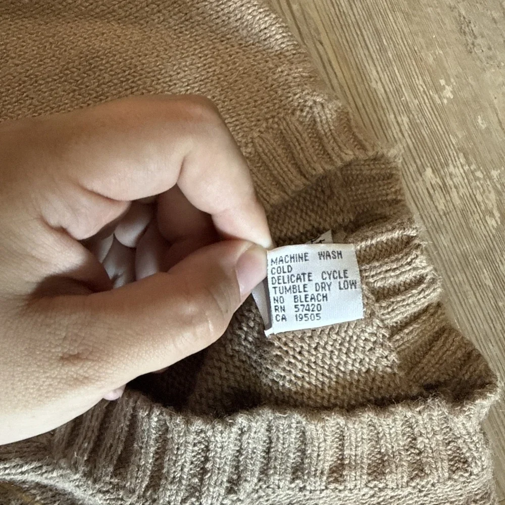 Vintage 90s Kitestrings Southwest Fishing Knit Cardigan Sweater Kids size 3T - Picture 4 of 8